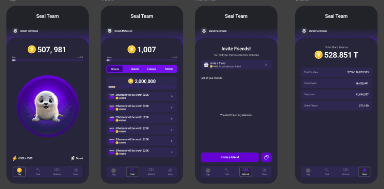 Telegram Bot (Tapswap Clone)